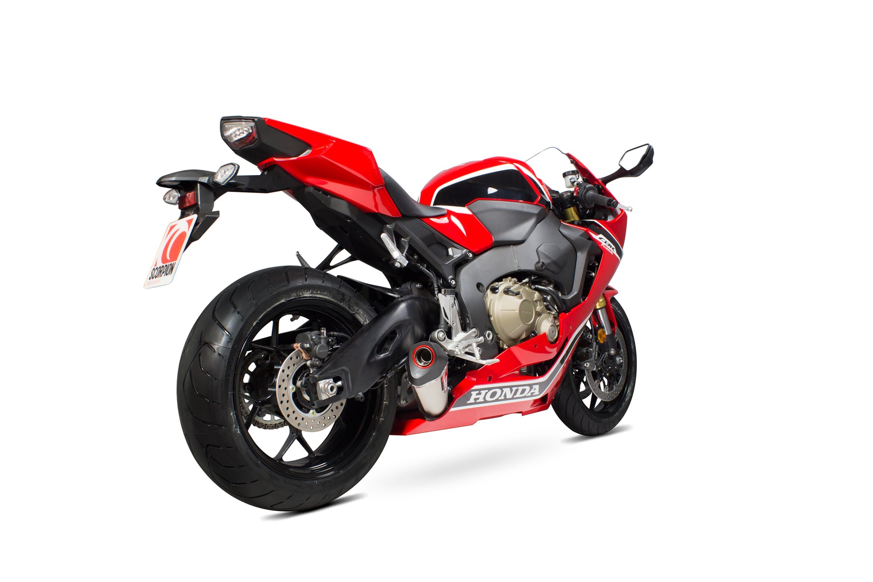 Honda CBR 1000 RR inc SP (2017–2019) Scorpion Exhaust Serket Taper Slip-on - Brushed Stainless