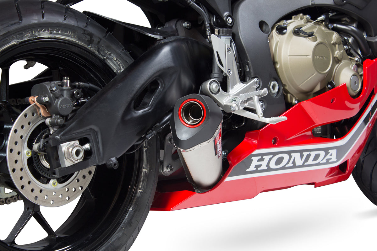 Honda CBR 1000 RR inc SP (2017–2019) Scorpion Exhaust Serket Taper Slip-on - Brushed Stainless