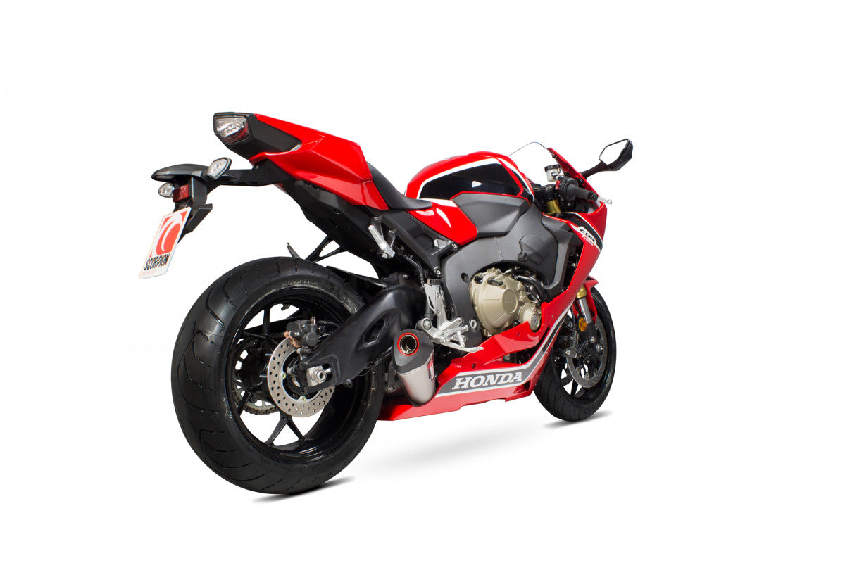 Honda CBR 1000 RR inc SP (2017–2019) Scorpion Exhaust Serket Taper Slip-on - Titanium