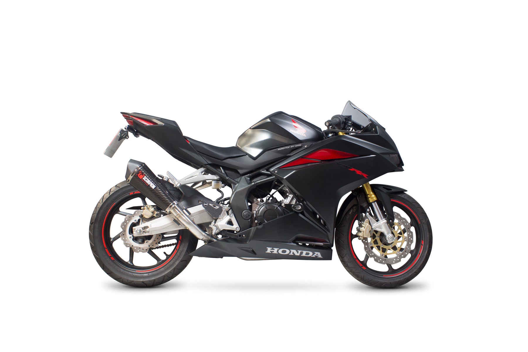 Honda CBR 250 RR (2017–2019) Scorpion Exhaust Serket Taper Slip-on - Carbon Fibre
