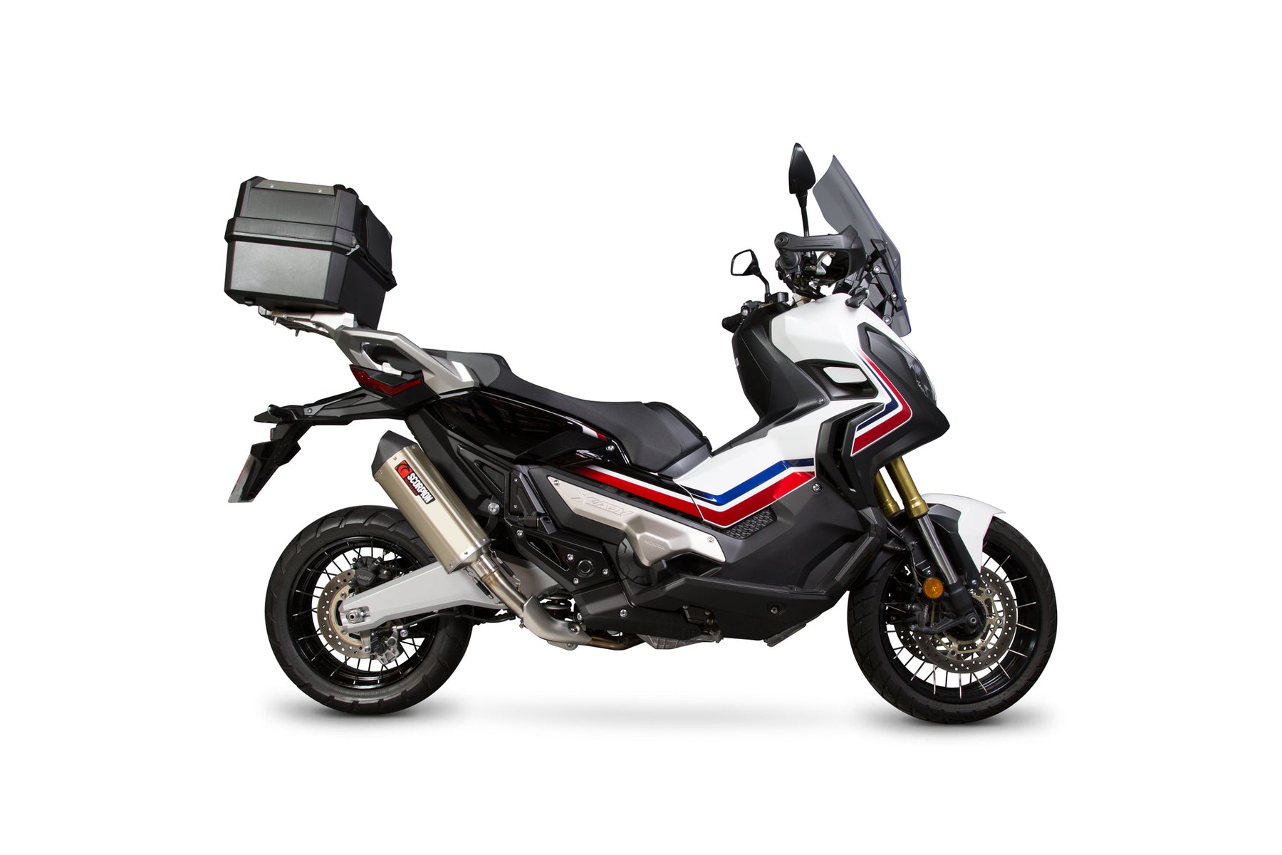 Honda X-ADV 750 (2017–2025) Scorpion Exhaust Serket Parallel Slip-on - Titanium