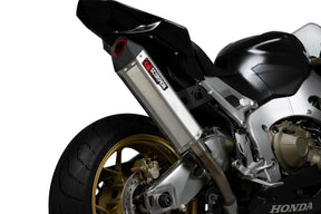 Honda CBR 1000 RR inc SP (2017–2019) Scorpion Exhaust Serket Track Slip-on - Brushed Stainless (Ron Haslam Track Exhaust)