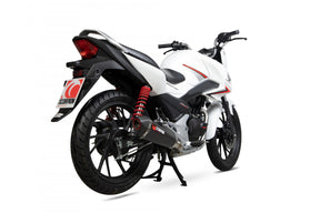 Honda CB 125 F (2017–2020) Scorpion Exhaust Serket Taper Full System - Carbon Fibre