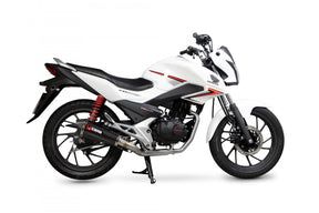 Honda CB 125 F (2017–2020) Scorpion Exhaust Serket Taper Full System - Carbon Fibre