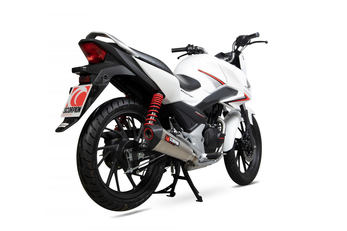 Honda CB 125 F (2017–2020) Scorpion Exhaust Serket Taper Full System - Titanium
