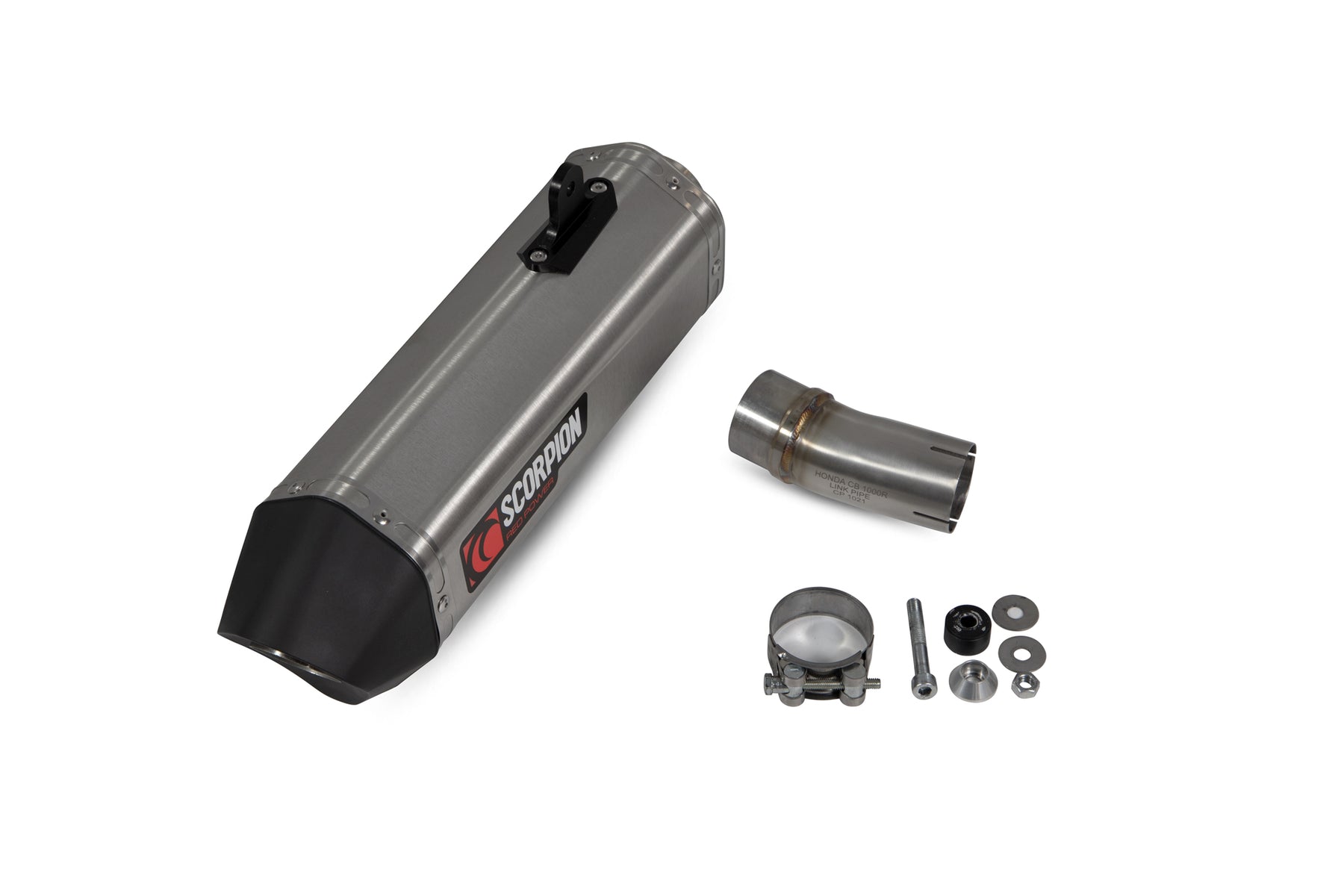 Honda CB 1000 R (2018–2020) Scorpion Exhaust Serket Parallel Slip-on - Brushed Stainless
