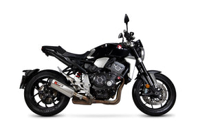 Honda CB 1000 R (2018–2020) Scorpion Exhaust Serket Parallel Slip-on - Brushed Stainless