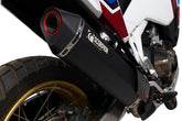 Honda CRF 1100 Africa Twin (2020–2025) Scorpion Exhaust Serket Slip-on - Black Ceramic