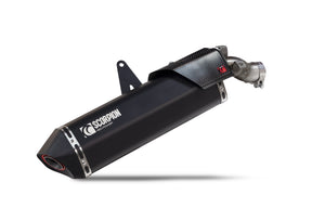 Honda CRF 1100 Africa Twin (2020–2025) Scorpion Exhaust Serket Slip-on - Black Ceramic