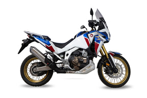 Honda CRF 1100 Africa Twin (2020–2025) Scorpion Exhaust Serket Slip-on - Stainless Steel
