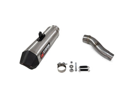 Honda CB 500 F (2019–2025) Scorpion Exhaust Serket Taper Slip-on - Brushed Stainless