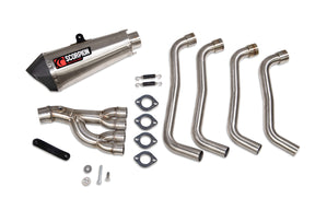Honda CB 650 R (2019–2023) Scorpion Exhaust Serket Taper Full System - Stainless Steel