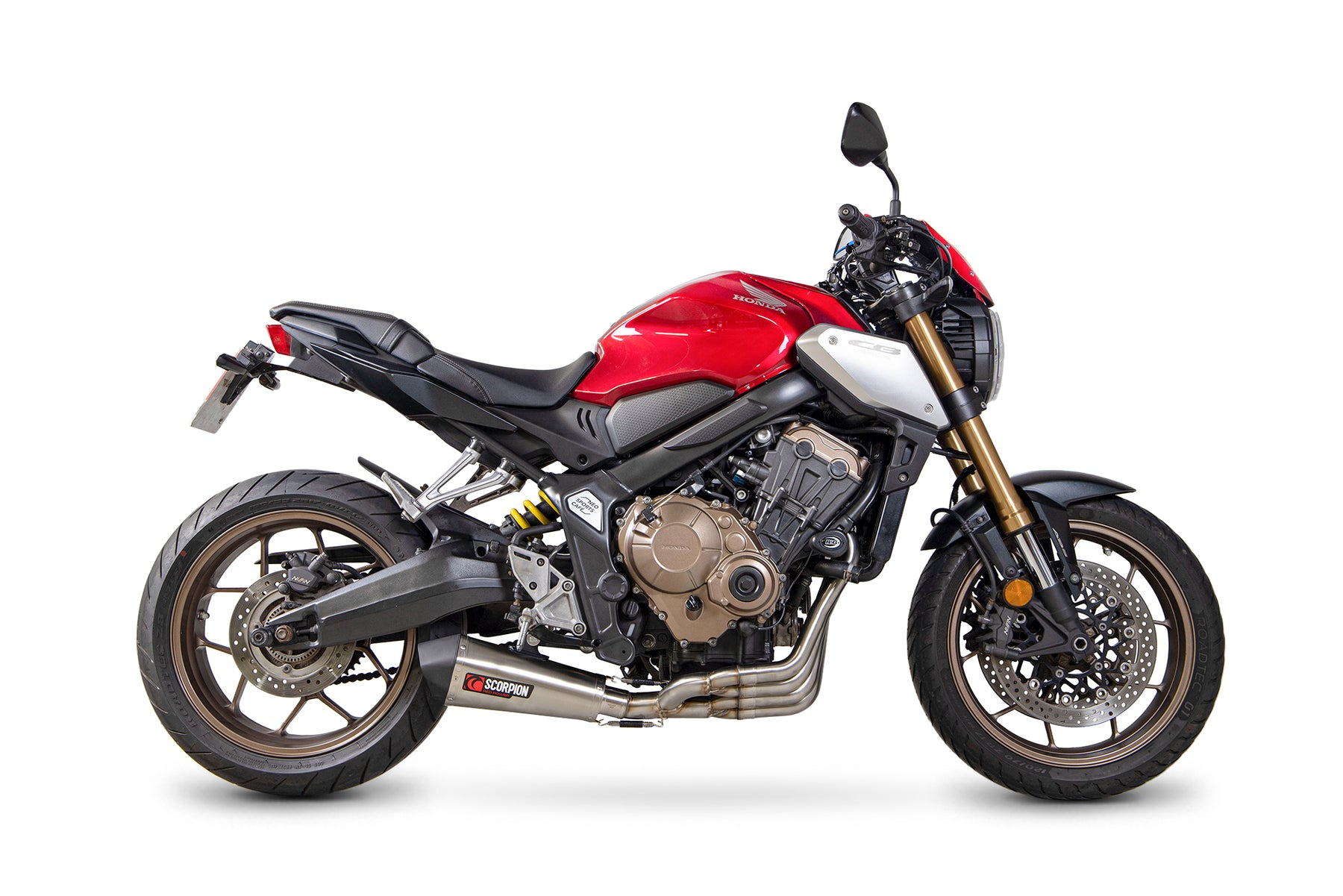 Honda CB 650 R (2019–2023) Scorpion Exhaust Serket Taper Full System - Stainless Steel