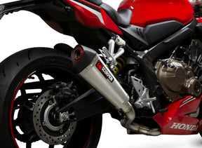 Honda CBR 650 R (2021–2023) Scorpion Exhaust Serket Taper Full System - Brushed Stainless