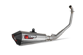 Honda CB 125 R (2021–2024) Scorpion Exhaust Serket Taper Full System - Stainless Steel