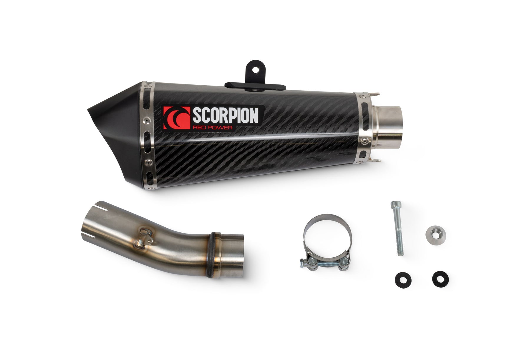 Honda CB 750 Hornet (2023–2025) Scorpion Exhaust Serket Taper Slip-on - Carbon Fibre