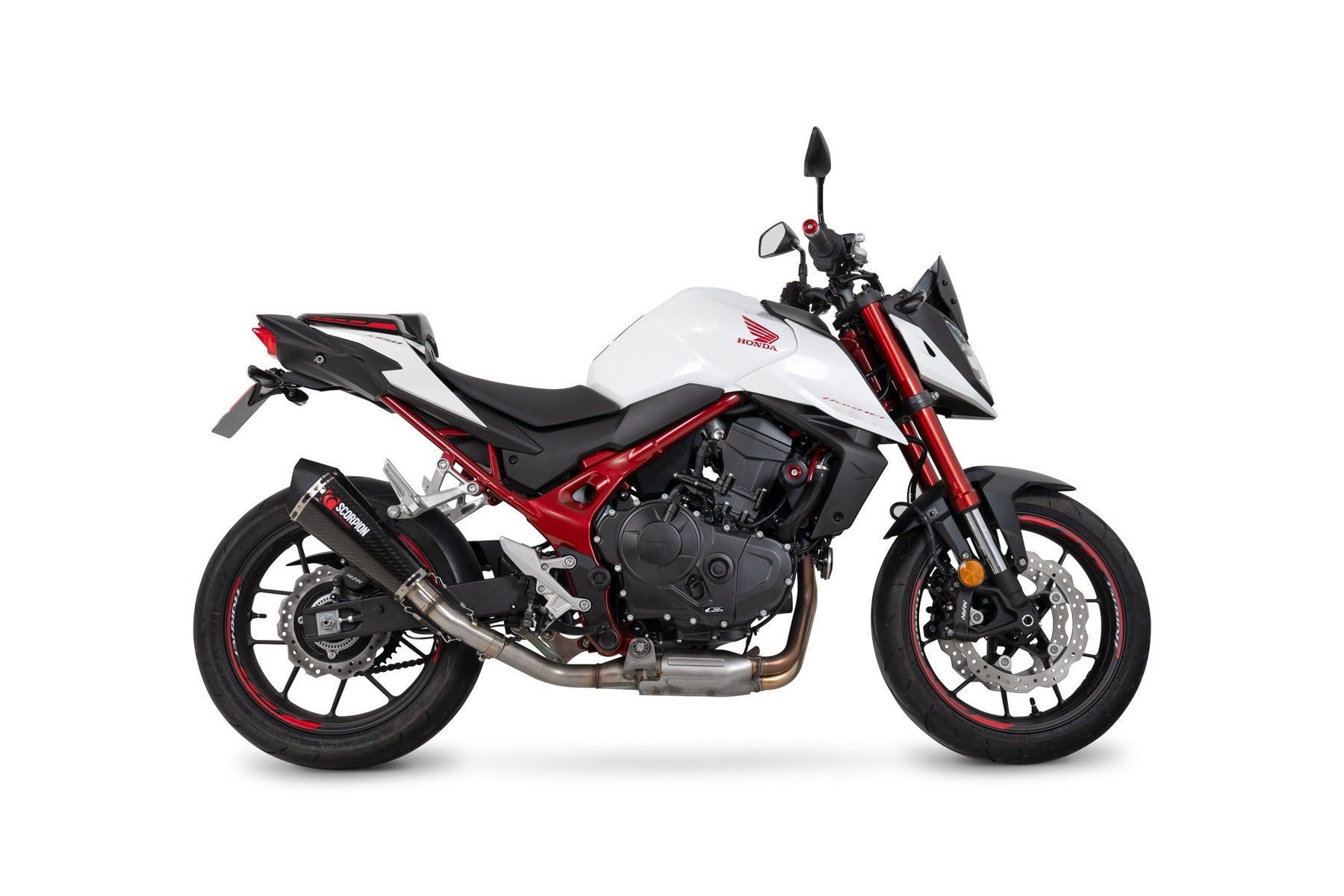 Honda CB 750 Hornet (2023–2025) Scorpion Exhaust Serket Taper Slip-on - Carbon Fibre