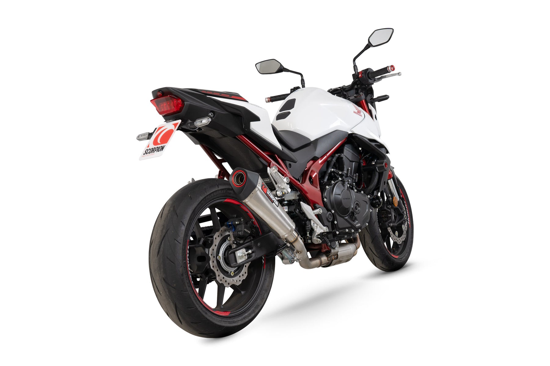 Honda CB 750 Hornet (2023–2025) Scorpion Exhaust Serket Taper Slip-on - Stainless Steel