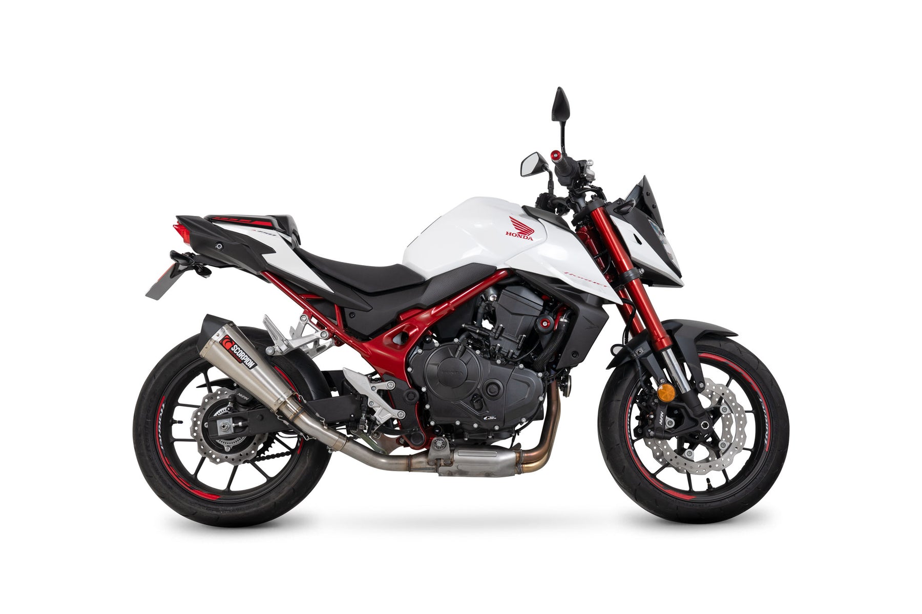 Honda CB 750 Hornet (2023–2025) Scorpion Exhaust Serket Taper Slip-on - Stainless Steel