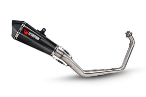 Honda CB 125 R Euro 5 (2024–2025) Scorpion Exhaust Serket Taper Full System - Carbon Fibre