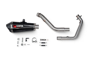 Honda CB 125 R Euro 5 (2024–2025) Scorpion Exhaust Serket Taper Full System - Carbon Fibre
