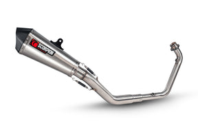 Honda CB 125 R Euro 5 (2024–2025) Scorpion Exhaust Serket Taper Full System - Brushed Stainless