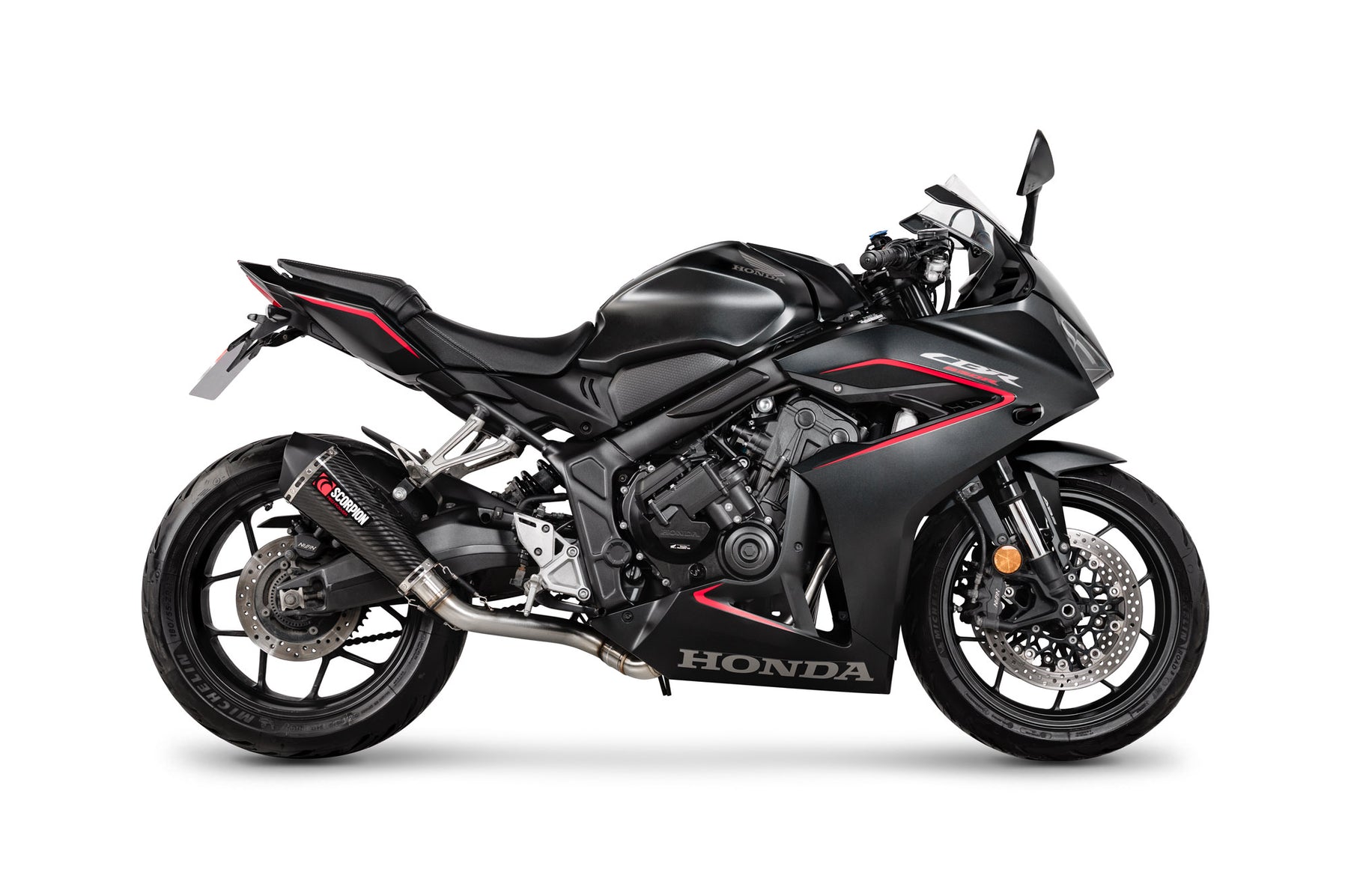 Honda CBR 650 R (2024–2025) Scorpion Exhaust Serket Taper Full System - Carbon Fibre