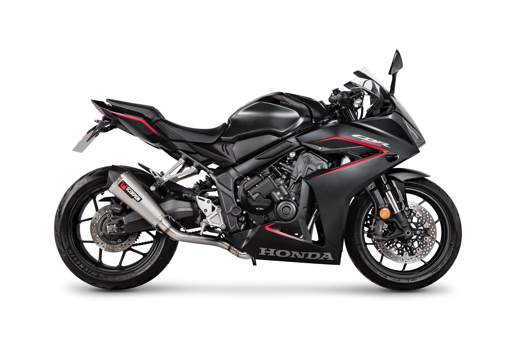 Honda CBR 650 R (2024–2025) Scorpion Exhaust Serket Taper Full System - Titanium