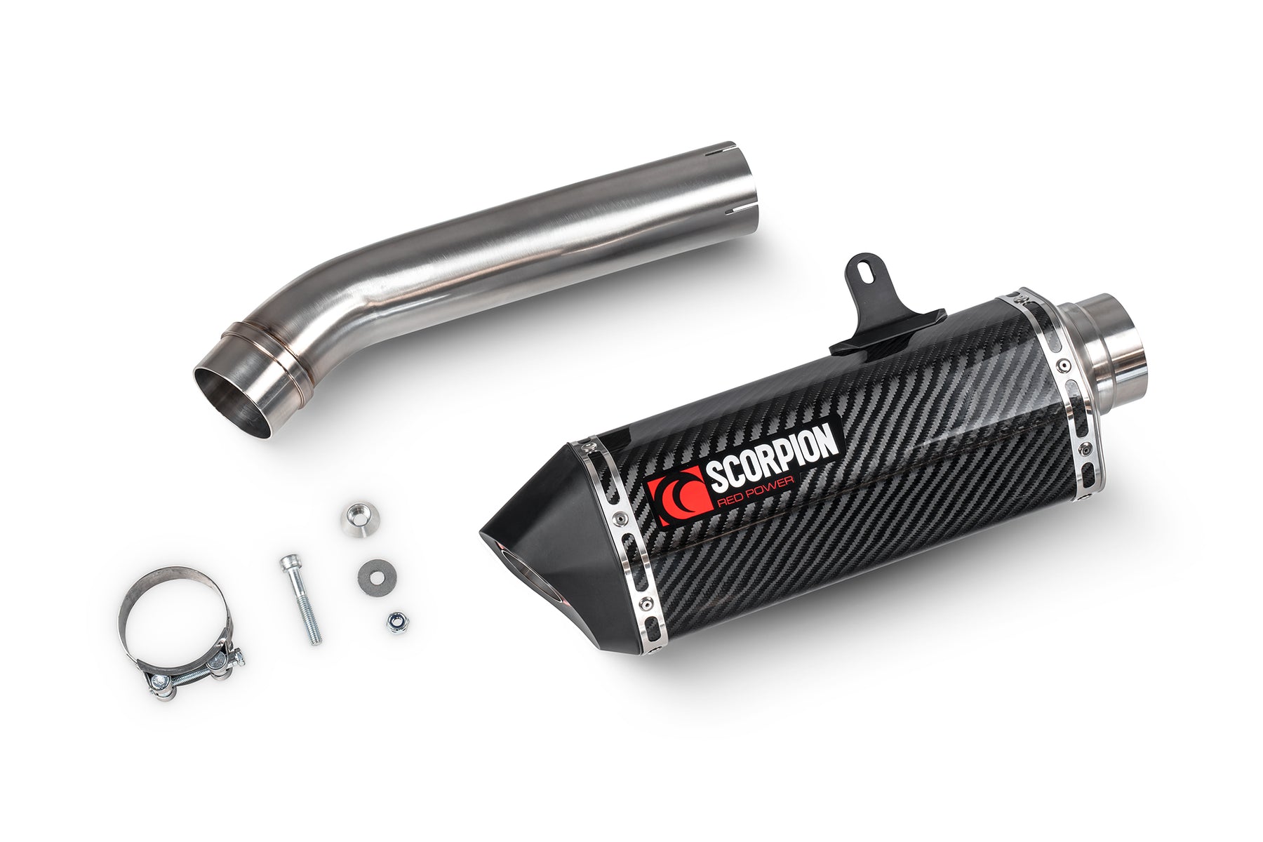 Honda CB 1000 Hornet Euro 5 (2025) Scorpion Exhaust Serket Parallel Slip-on - Carbon Fibre