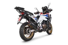 Honda CRF 1100L Africa Twin Euro 5 (2024–2025) Scorpion Exhaust Serket Parallel Slip-on - Black Ceramic