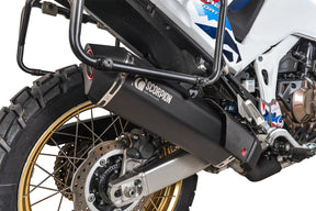 Honda CRF 1100L Africa Twin Euro 5 (2024–2025) Scorpion Exhaust Serket Parallel Slip-on - Black Ceramic