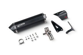 Honda CRF 1100L Africa Twin Euro 5 (2024–2025) Scorpion Exhaust Serket Parallel Slip-on - Black Ceramic