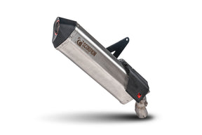 Honda CRF 1100L Africa Twin Euro 5 (2024–2025) Scorpion Exhaust Serket Parallel Slip-on - Brushed Stainless