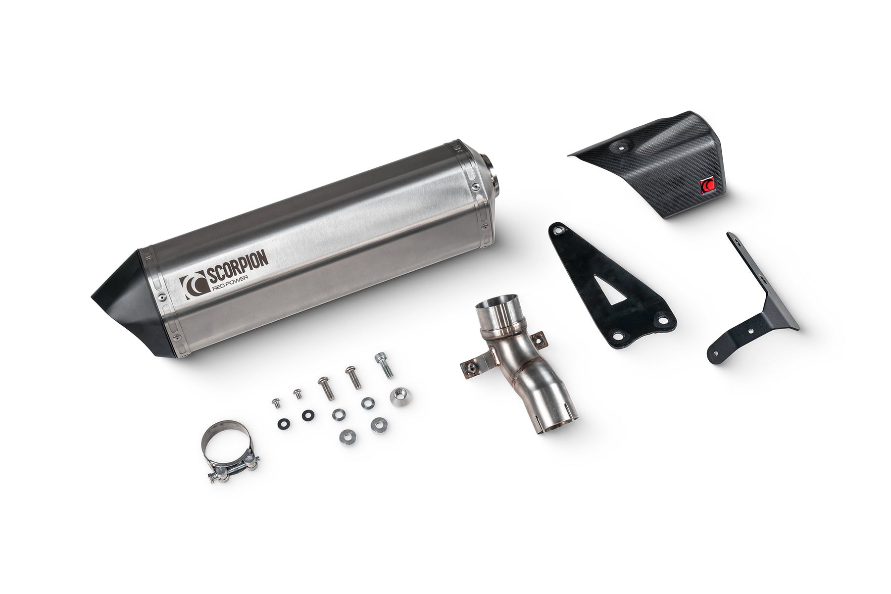 Honda CRF 1100L Africa Twin Euro 5 (2024–2025) Scorpion Exhaust Serket Parallel Slip-on - Brushed Stainless