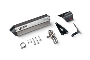 Honda CRF 1100L Africa Twin Euro 5 (2024–2025) Scorpion Exhaust Serket Parallel Slip-on - Brushed Stainless