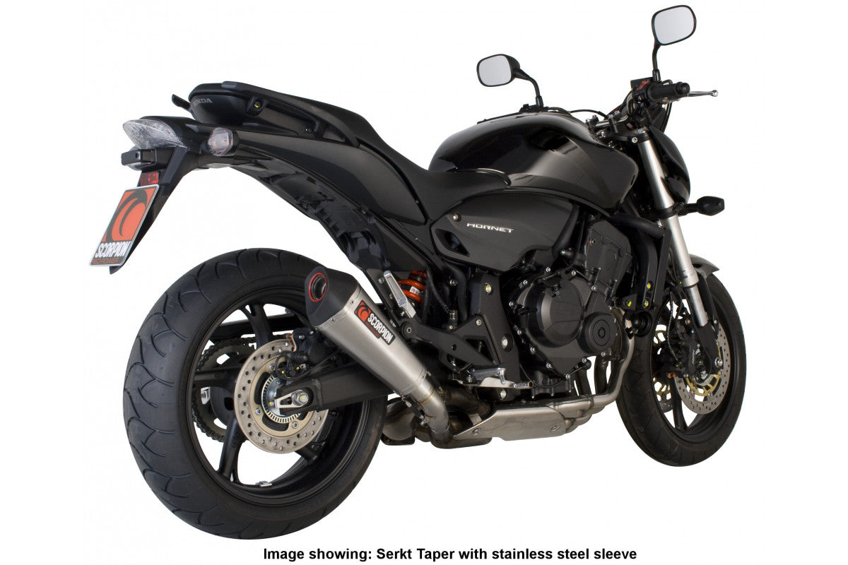 Honda CB 600 Hornet (2007–2013) Scorpion Exhaust Serket Taper Slip-on - Carbon Fibre