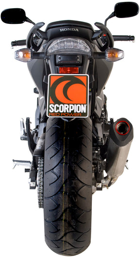 Honda CB 600 Hornet (2007–2013) Scorpion Exhaust Serket Taper Slip-on - Brushed Stainless
