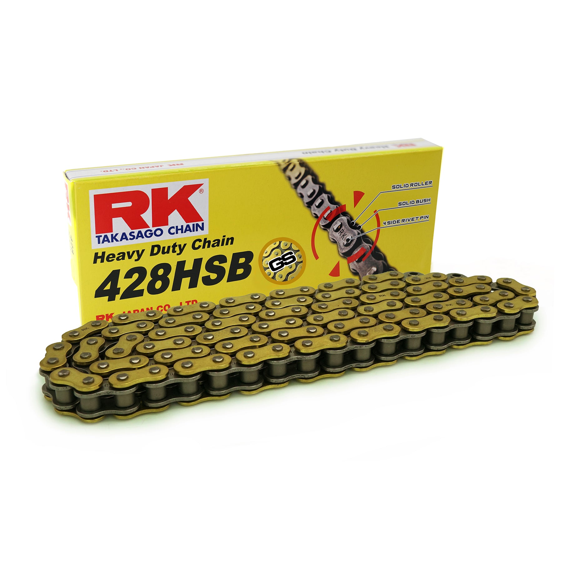 RK GS428HSB-110/148 Gold Heavy Duty Chain