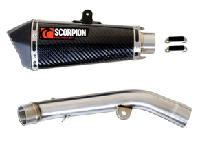 Kawasaki Z 800 (2013–2016) Scorpion Exhaust Serket Taper Slip-on - Carbon Fibre
