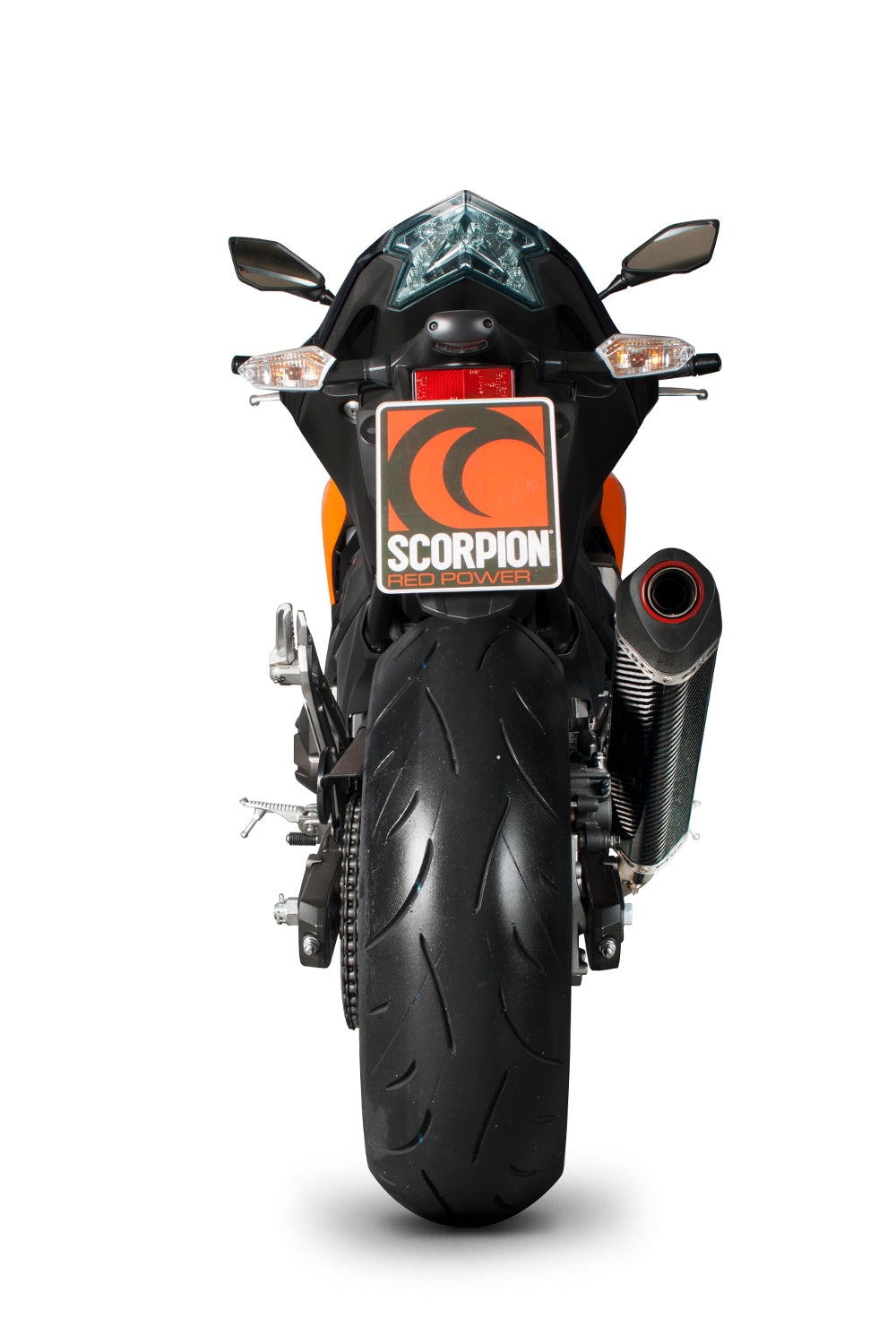 Kawasaki Z 800e (2013–2016) Scorpion Exhaust Serket Parallel Slip-on - Carbon Fibre