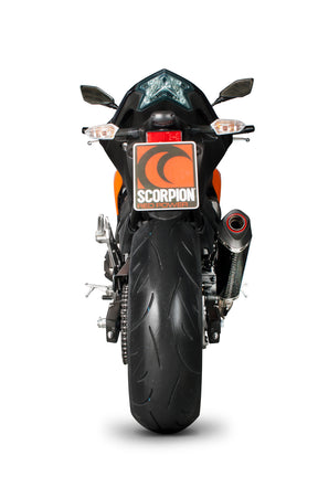 Kawasaki Z 800e (2013–2016) Scorpion Exhaust Serket Taper Slip-on - Carbon Fibre