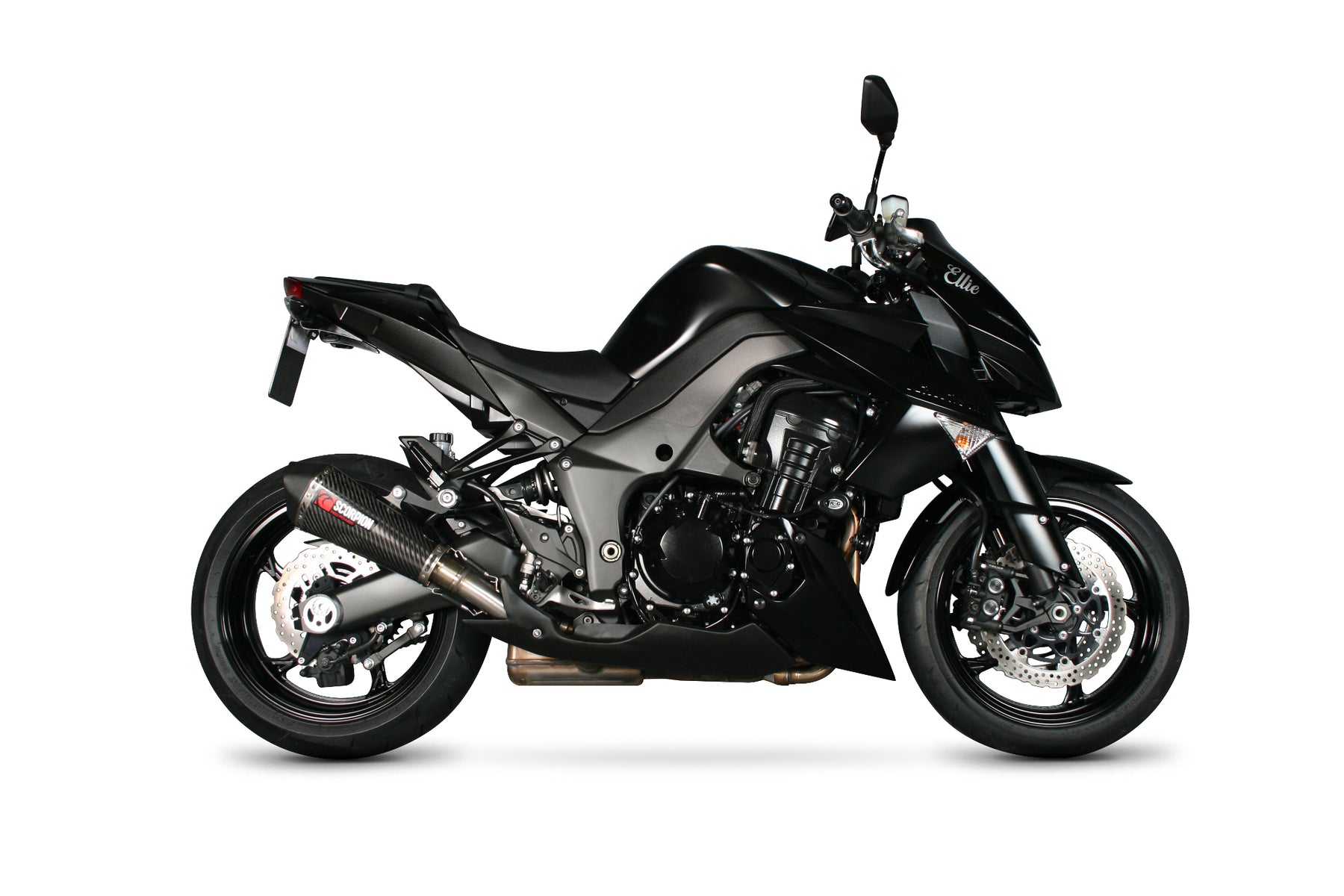 Kawasaki Z 1000 (2010–2013) Scorpion Exhaust Serket Taper Slip-on Pair - Carbon Fibre