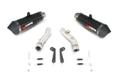 Kawasaki Z 1000 (2010–2013) Scorpion Exhaust Serket Taper Slip-on Pair - Carbon Fibre