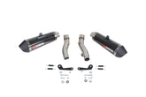 Kawasaki Z 1000 SX (2014–2016) Scorpion Exhaust Serket Taper Slip-on Pair - Carbon Fibre