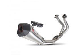 Kawasaki Versys 650 (2015–2018) Scorpion Exhaust Serket Taper Full System - Brushed Stainless