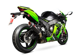 Kawasaki Ninja ZX-10R / ZX-10RR SE (2016–2020) Scorpion Exhaust Serket Taper Slip-on - Carbon Fibre