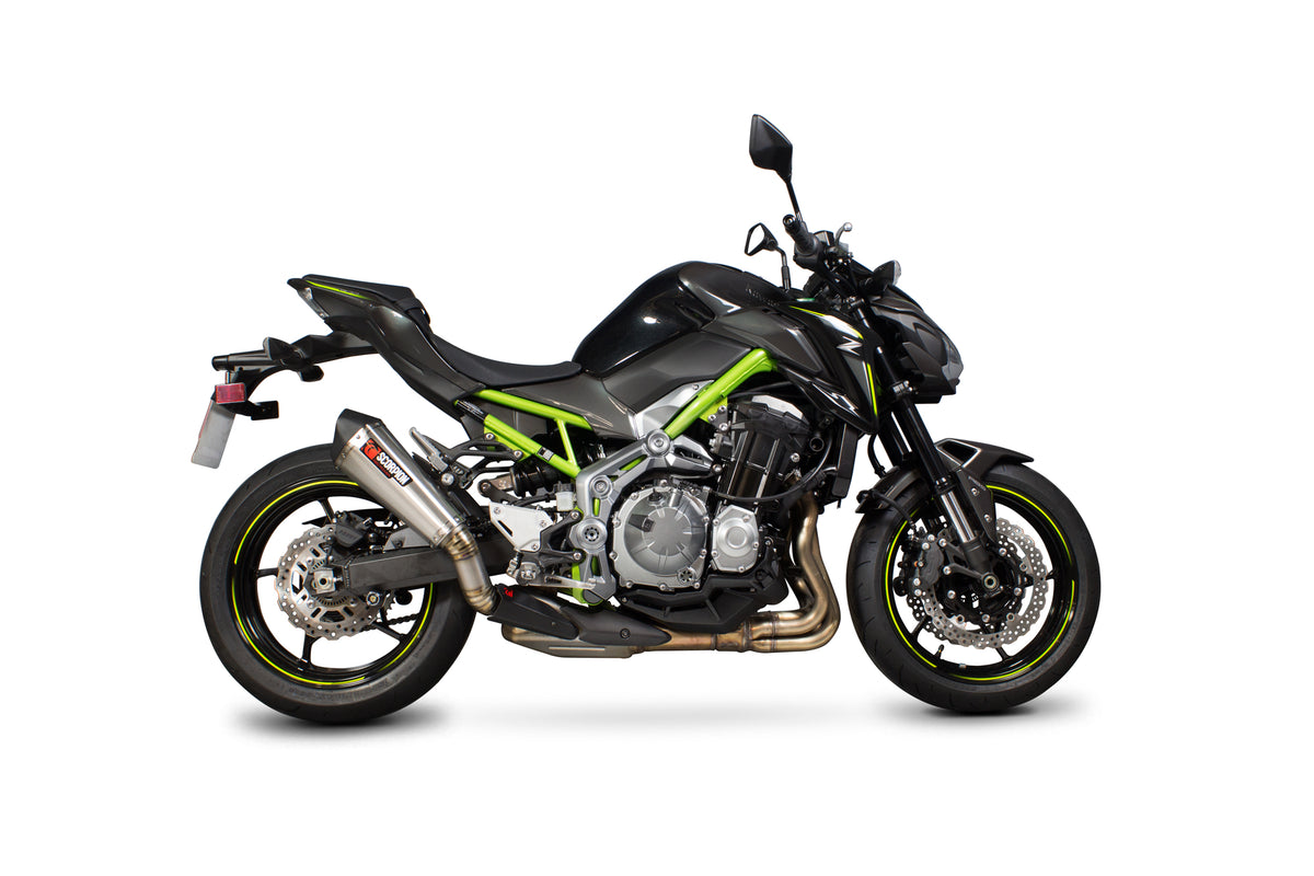 Kawasaki Z 900 (2017–2019) Scorpion Exhaust Serket Taper Slip-on - Brushed Stainless
