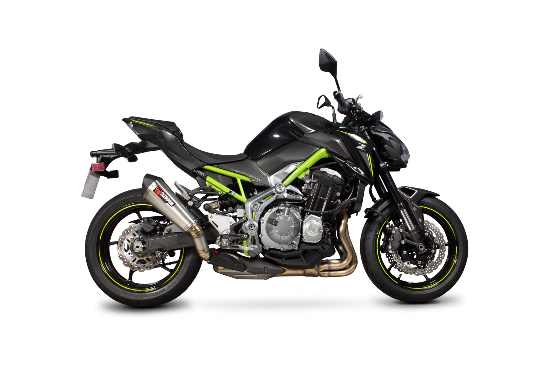 Kawasaki Z 900 (2017–2019) Scorpion Exhaust Serket Taper Slip-on - Brushed Stainless