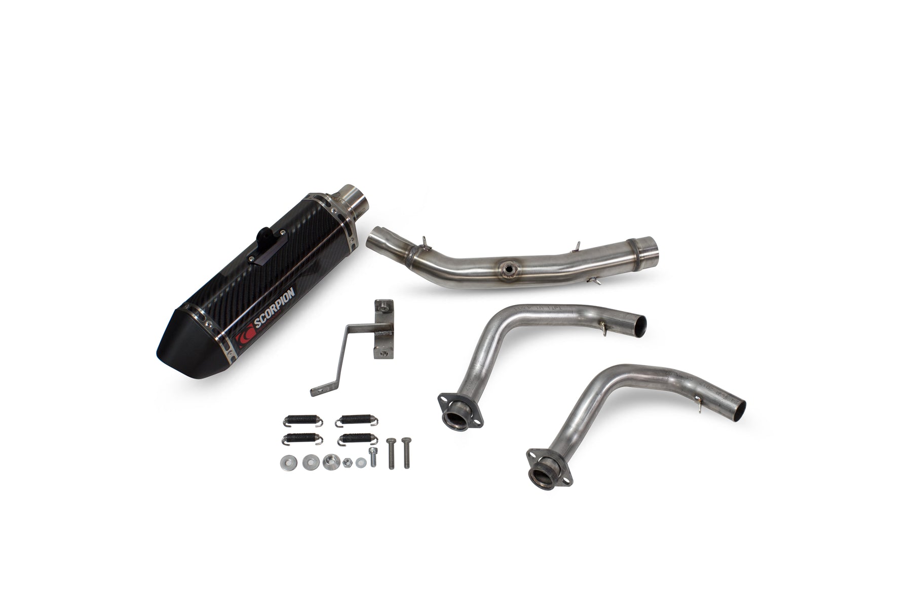 Kawasaki Z 650 (2017–2019) Scorpion Exhaust Serket Parallel Full System - Carbon Fibre