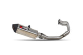 Kawasaki Z 650 (2017–2019) Scorpion Exhaust Serket Parallel Full System - Brushed Stainless